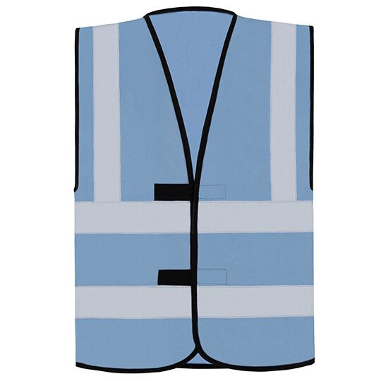 Hi-Vis Safety Vest With 4 Reflective Stripes Hannover - sky blue-103
