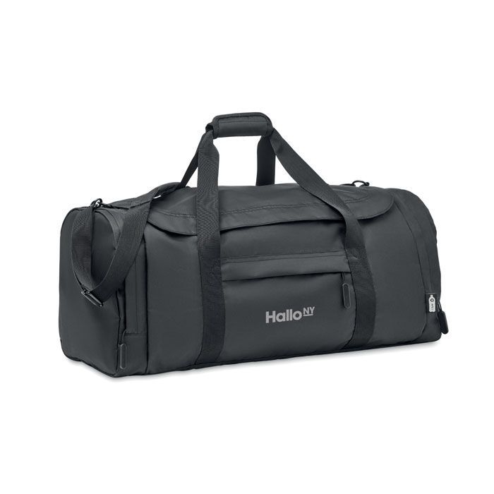 Große Sporttasche 300D RPET VALLEY DUFFLE - schwarz-509