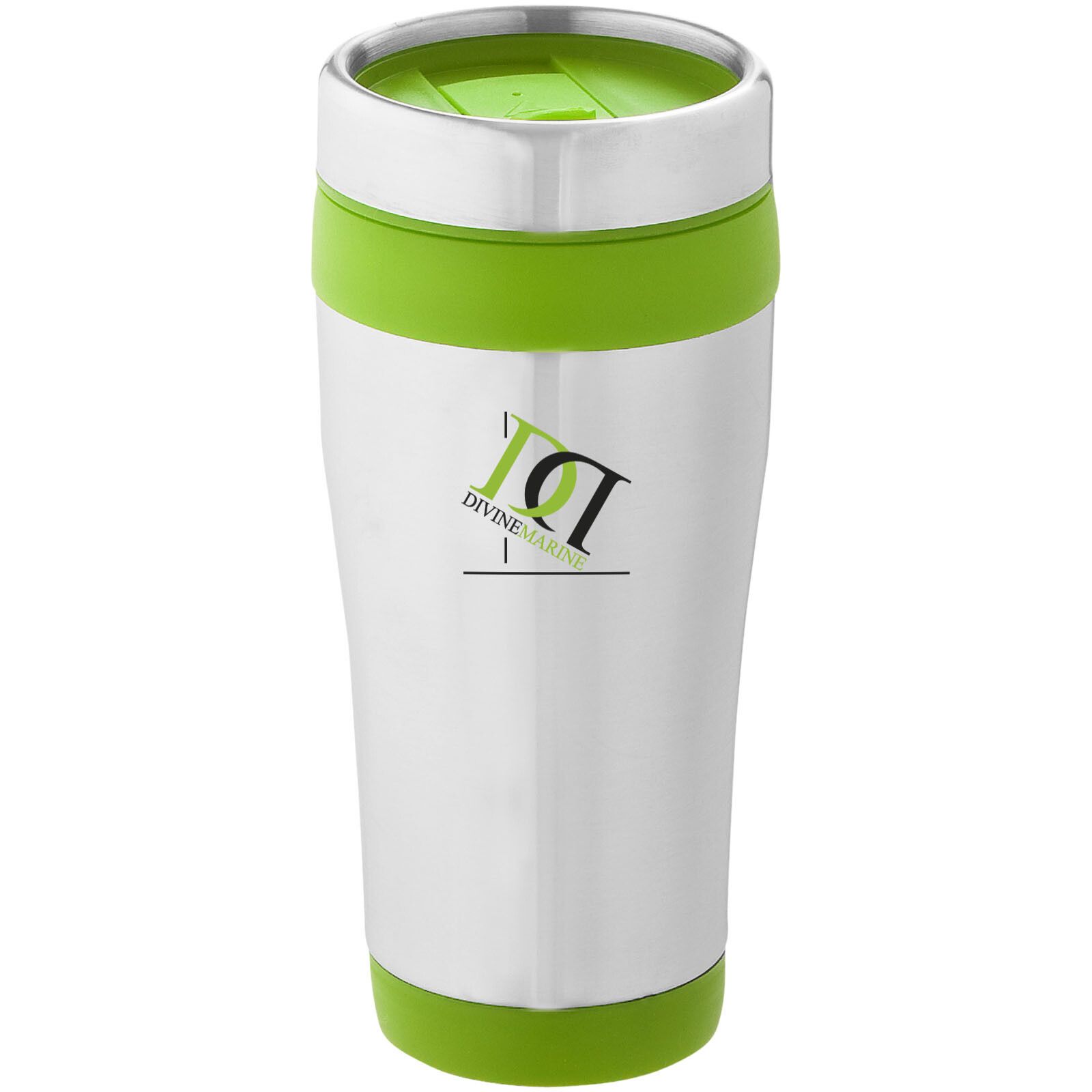 Elwood 410 ml Isolierbecher - silber -  lindgrün-702