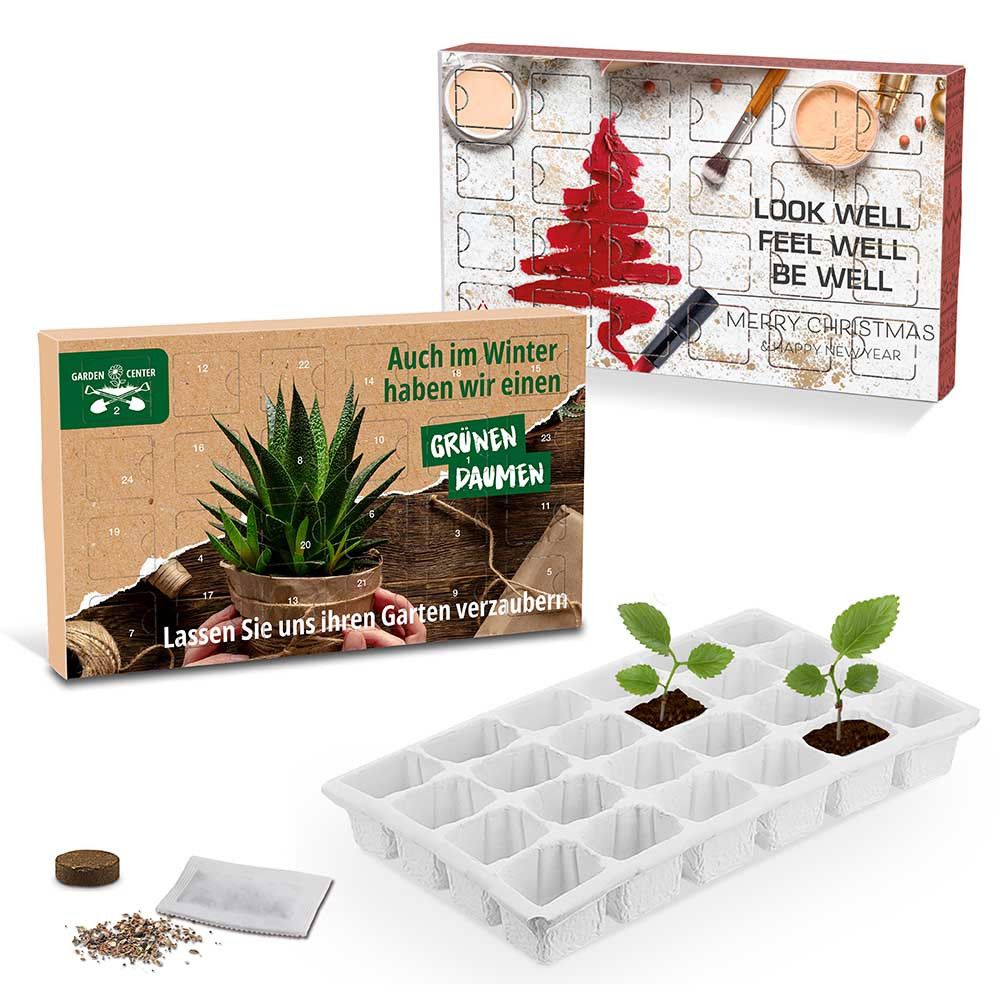 Wachsender Adventskalender - mit Digitaldruck-531