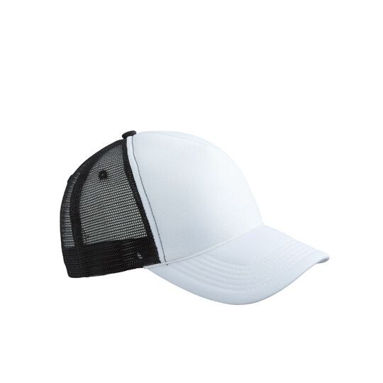 5 Panel Retro Mesh Cap - white - black-930