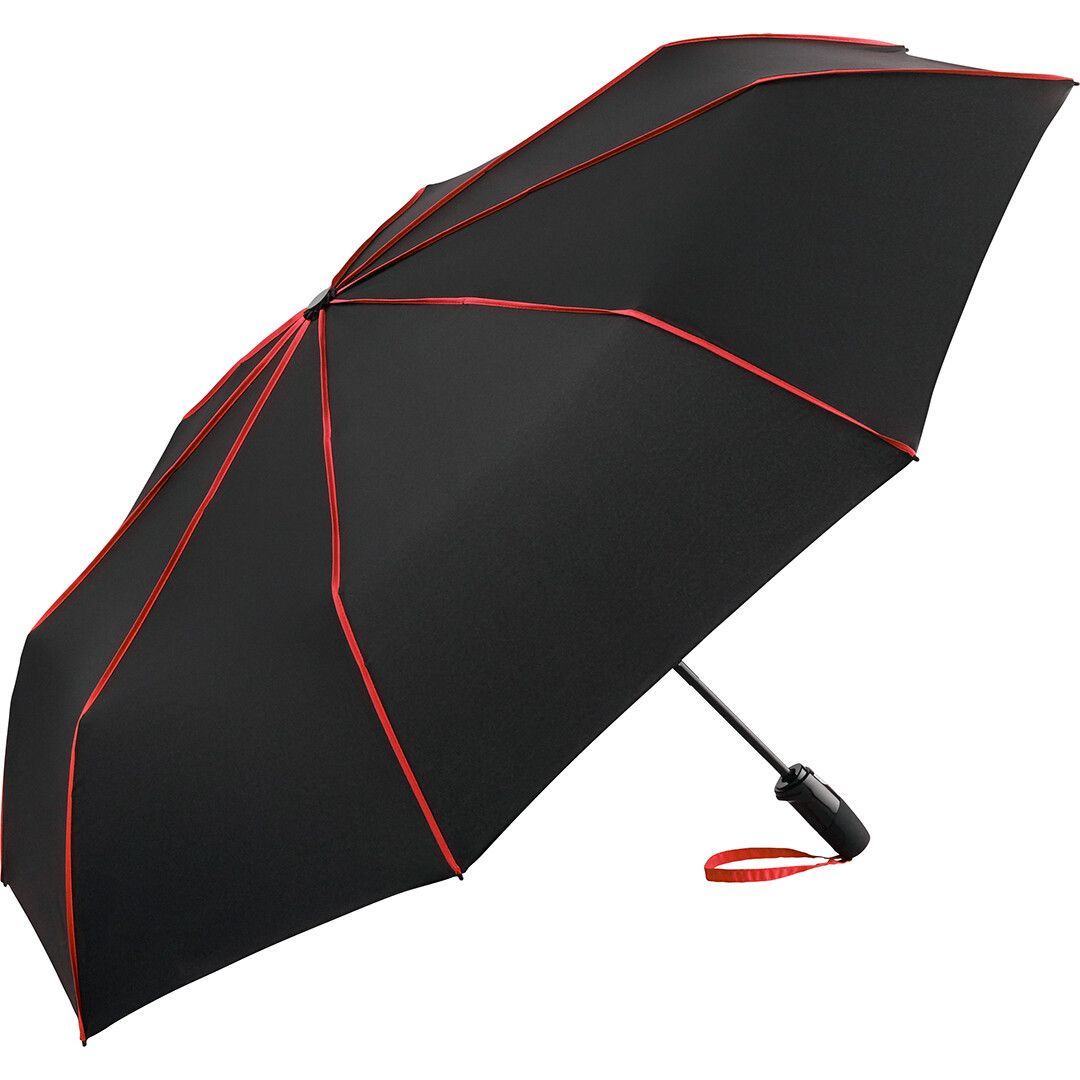 AOC-Oversize-Taschenschirm FARE® Seam Ø104 cm - schwarz - rot-278