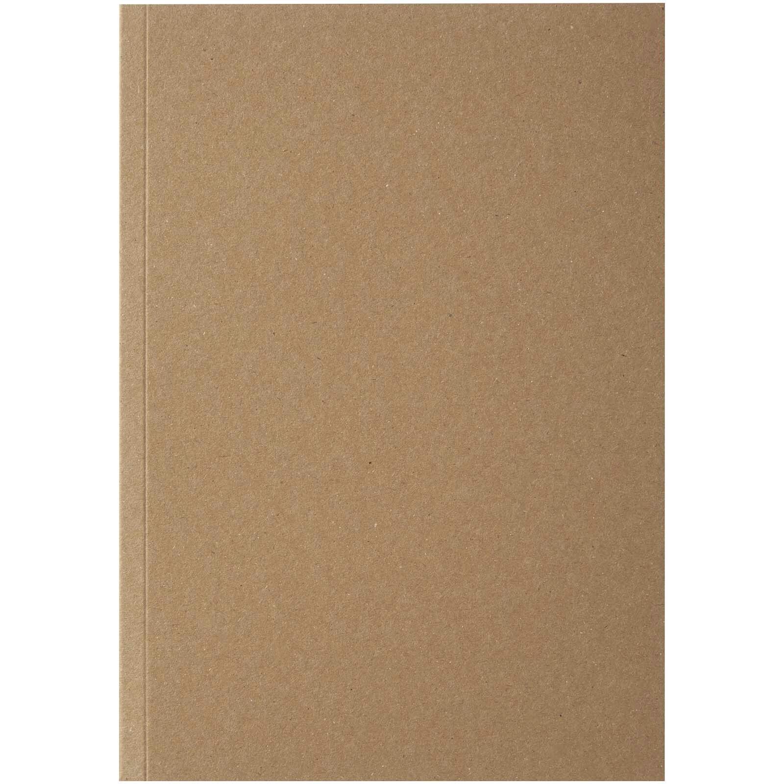 Novella Austen A5 Softcover Notizbuch aus recyceltem Kraftpapier – 50 Blatt  - natur-807