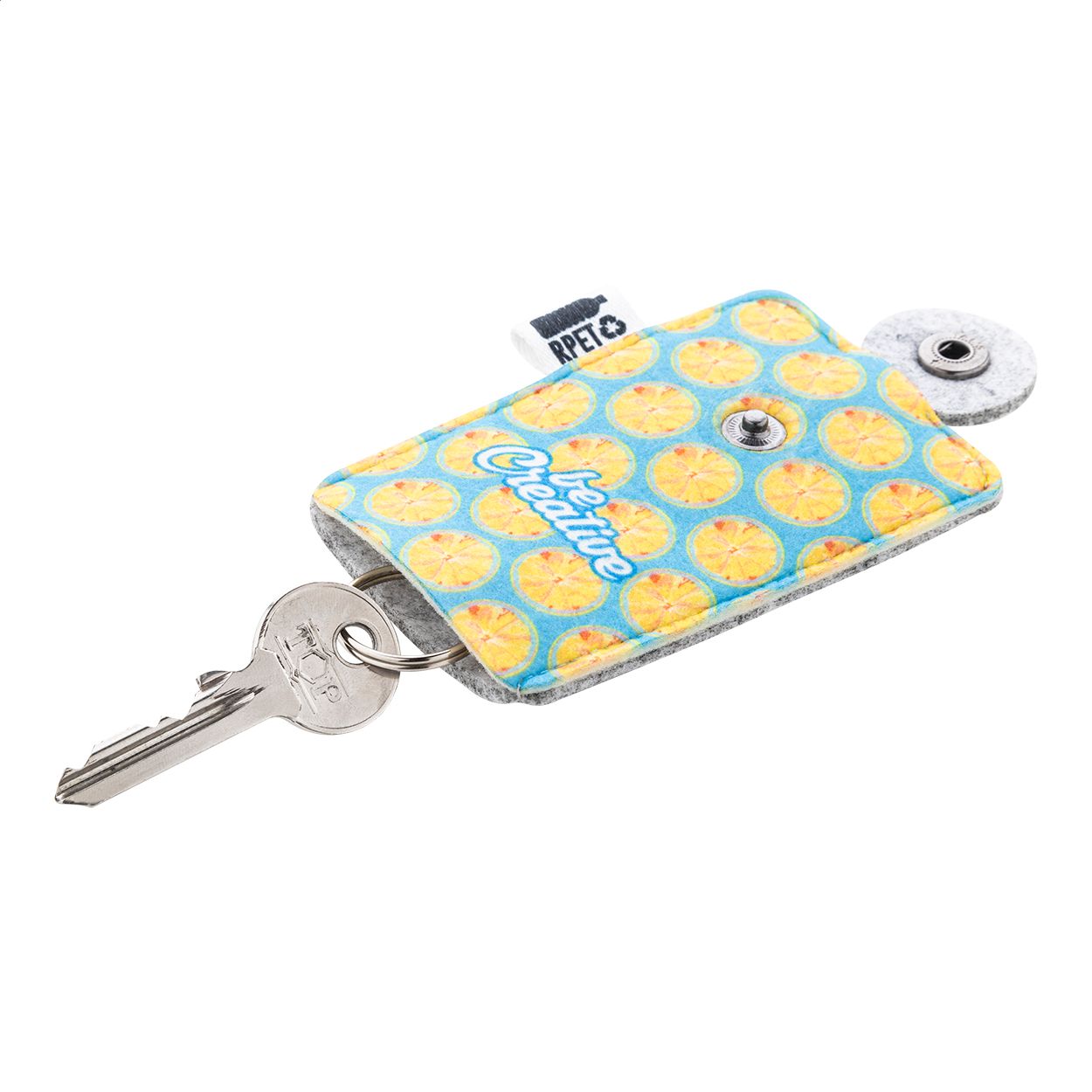 CreaFelt Keysave Individuelles Schlüsseletui - weiß - grau-310