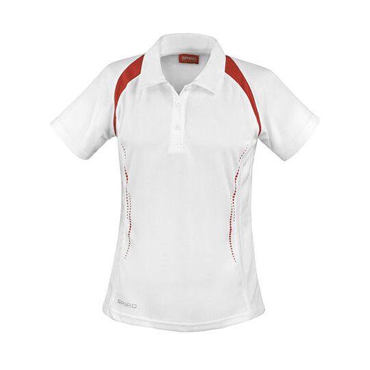 Women´s Team Spirit Polo - white - red-69