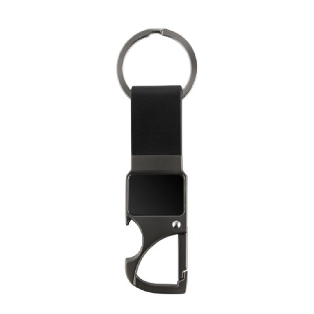 Metmaxx® Schlüsselanhänger "SnapKeyFlex" - schwarz-206