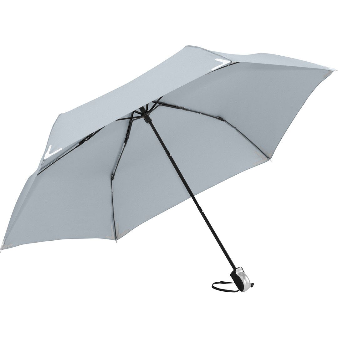 Taschenschirm Safebrella® Ø98 cm - hellgrau-6