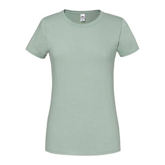 Ladies Iconic 195 Ringspun T - sage-545
