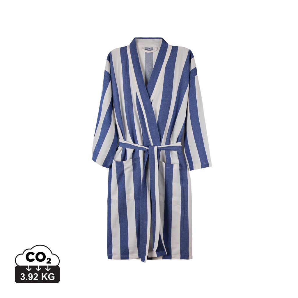 VINGA Ornos GRS Hamam-Bademantel S/M - blau-469