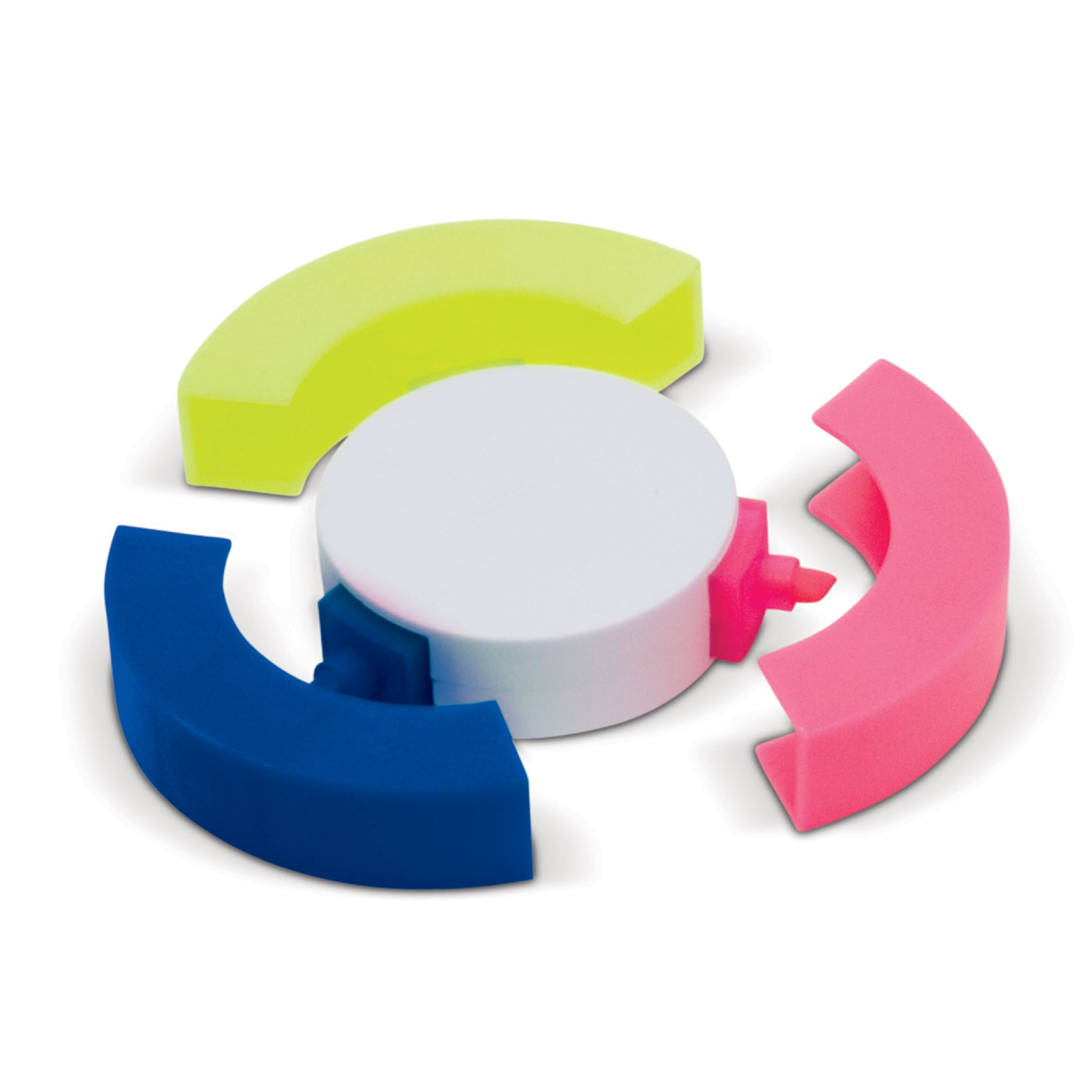 Textmarker Puck - blau-694