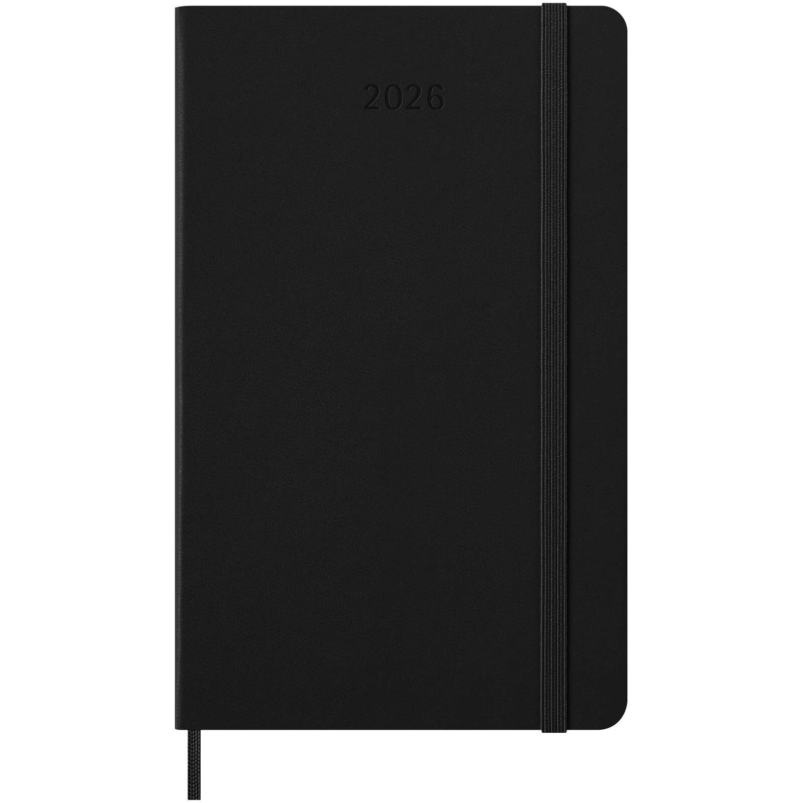 Moleskine Hardcover 12 Monate Wochenkalender L vertikal - schwarz-662