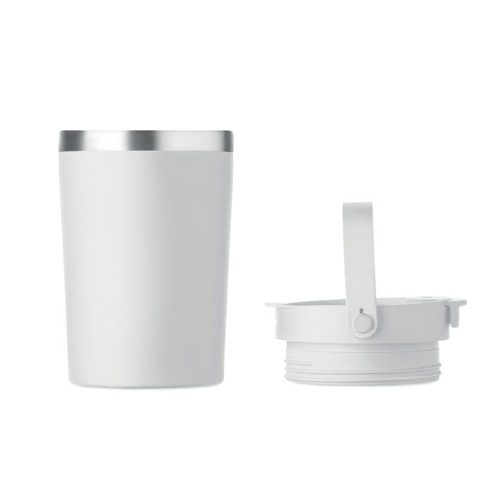 Doppelwandiger Becher 350 ml COZYCUP - weiß-876
