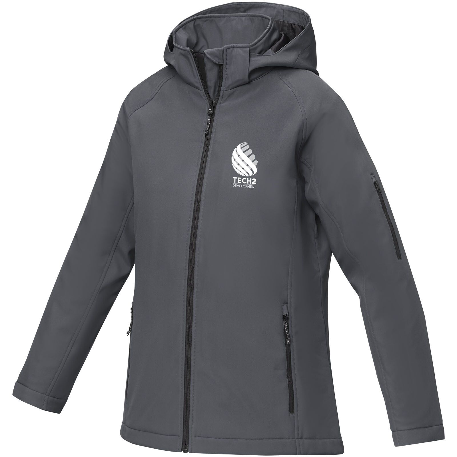 Notus wattierte Softshell Damenjacke - storm grey - XXL-350