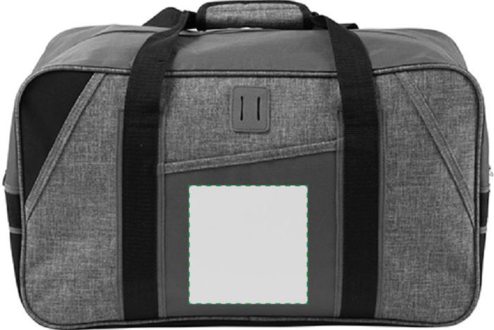 Veredelungsposition Tasche auf der Vorderseite