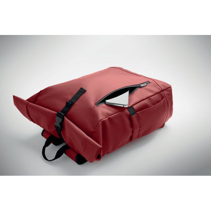 Rolltop-Rucksack 600D RPET BANGKOK ROLL - bordeaux-867