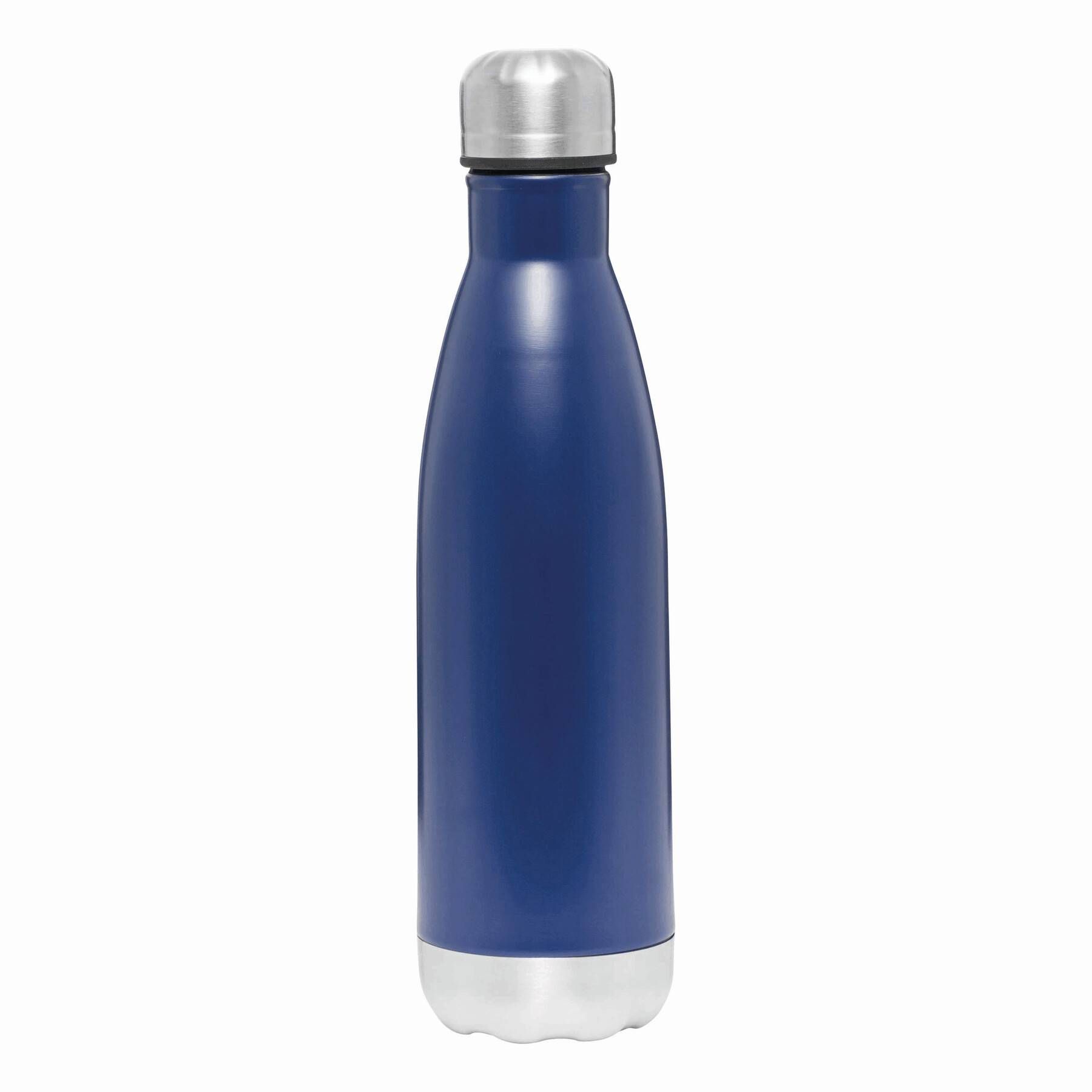 Vakuum-Trinkflasche GOLDEN TASTE doppelwandig - blau-827