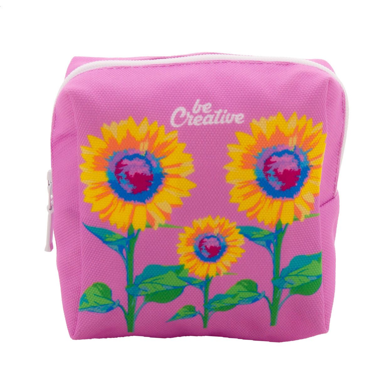 Individuelle Kosmetiktasche CreaBeauty Square S - weiß-909
