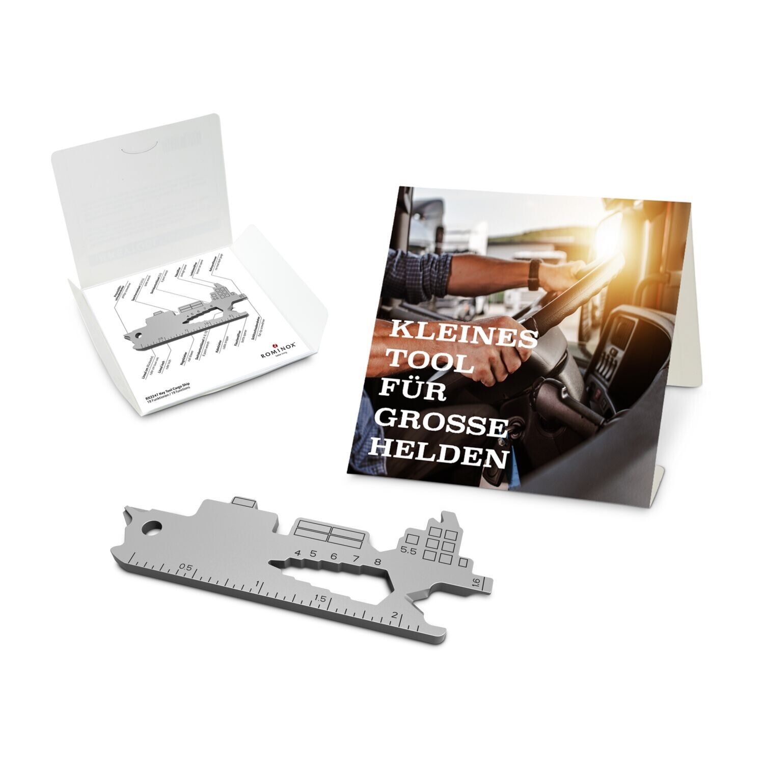 ROMINOX® Key Tool im Motiv-Mäppchen Große Helden - Key Tool Cargo Ship-281