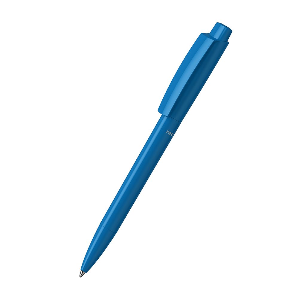 Druckkugelschreiber Zeno recycling - hellblau-484