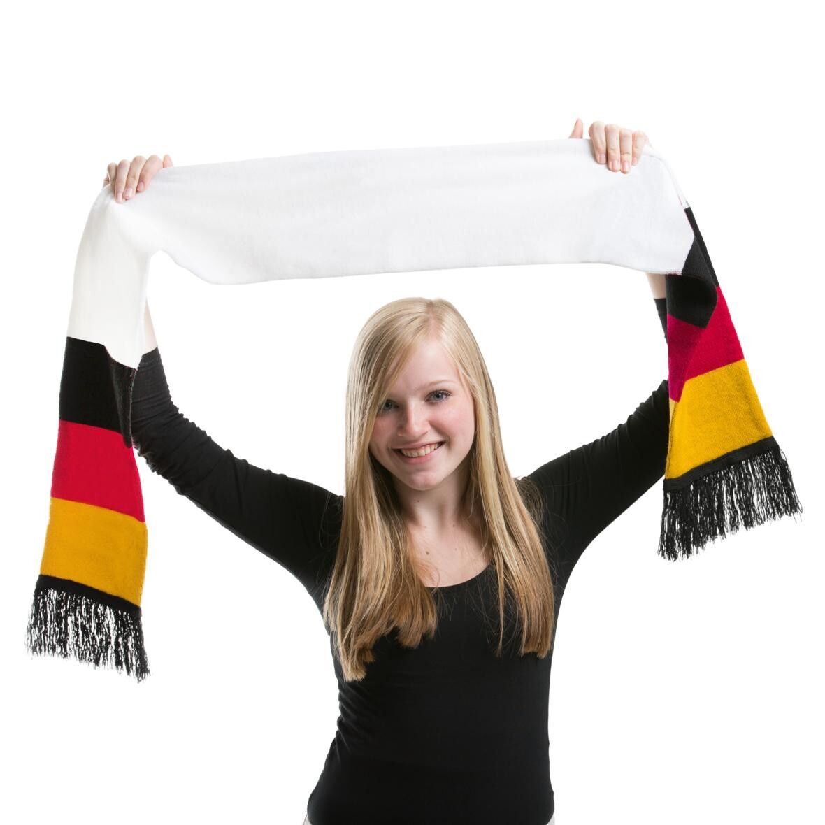 Fanschal Deutschland - Deutschland-Farben-977