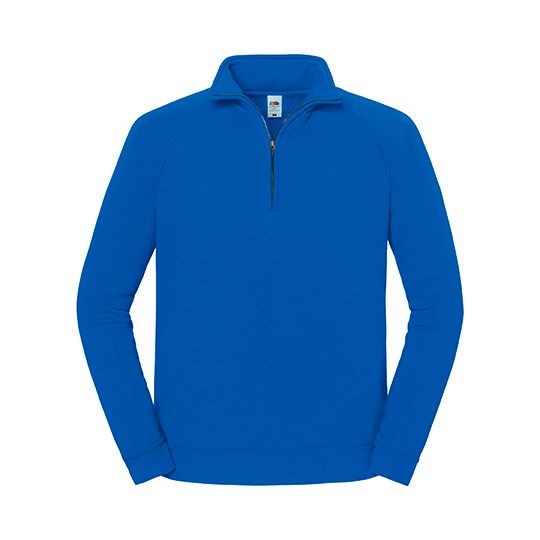 Iconic Premium Zip Neck Sweat für Herren - royal blue-730