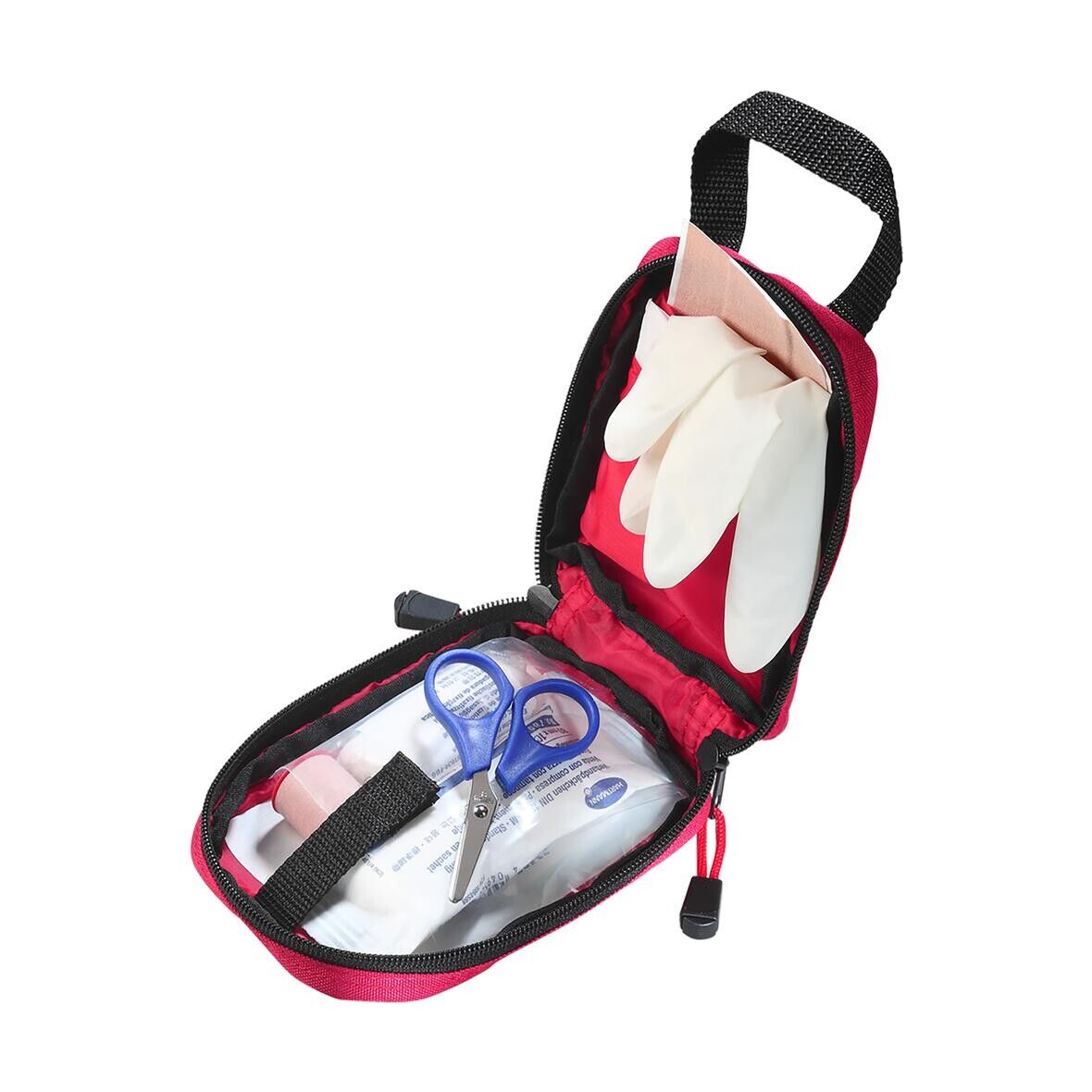Notfall-Set Bag, klein - rot - schwarz-936