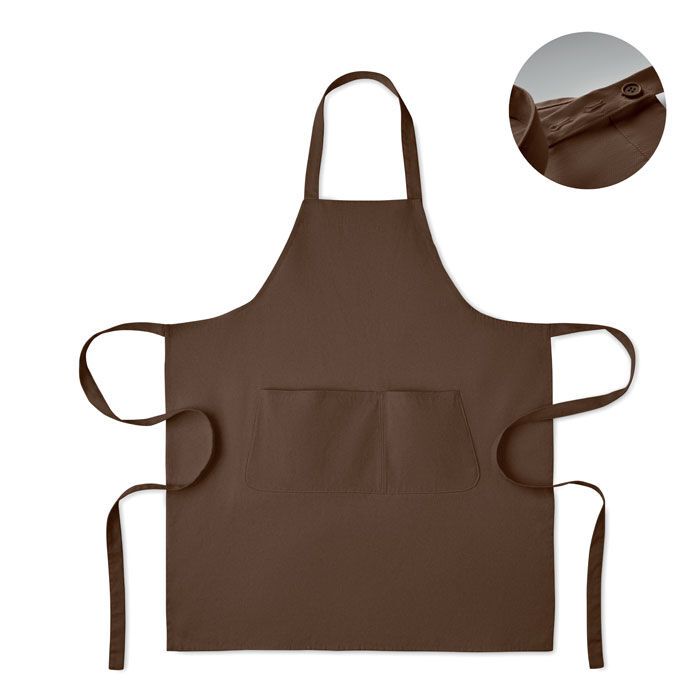 Küchenschürze Organic Cotton GAMMA - schokolade-981