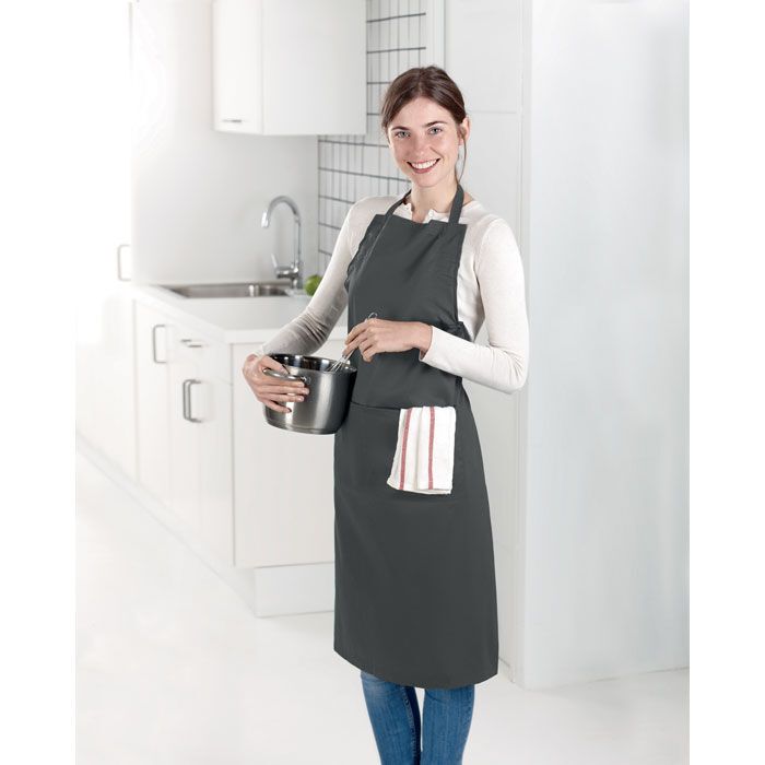 Küchenschürze FITTED KITAB GRANADA - steingrau-446