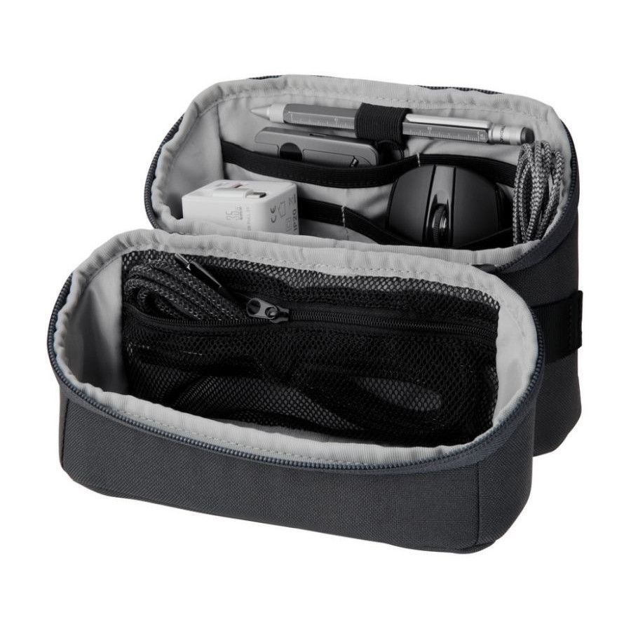 TROIKA Kabeltasche BLUE CYCLE TECH 2 GO - dunkelgrau-225