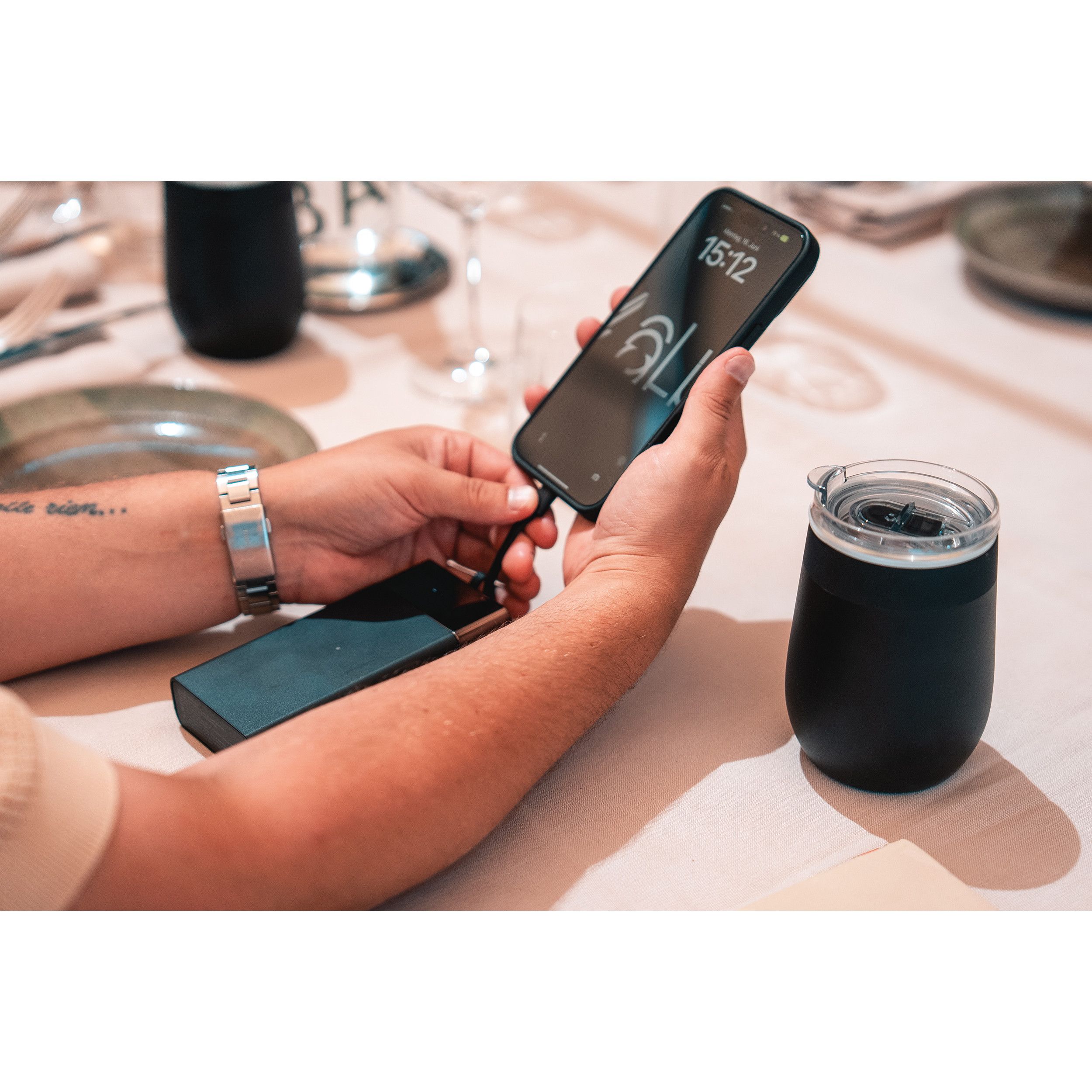MoLu Powerbank Marbella - schwarz-171