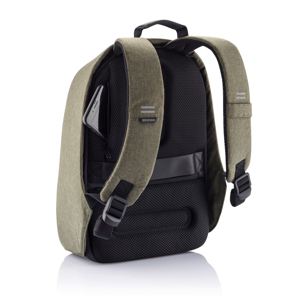 Bobby Hero Small Anti-Diebstahl-Rucksack - grün-482