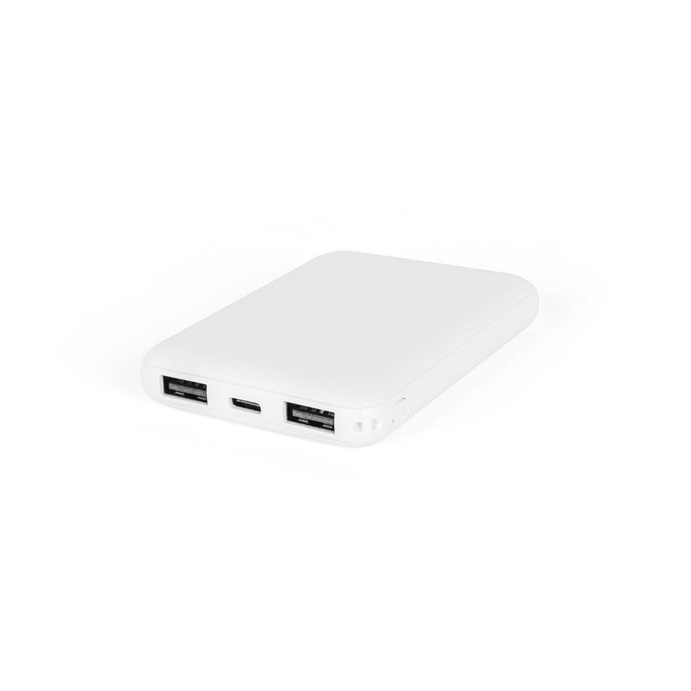 LEAKEY 5 Powerbank 5'000 mAh aus recyceltem ABS (100% rABS) - weiß-219