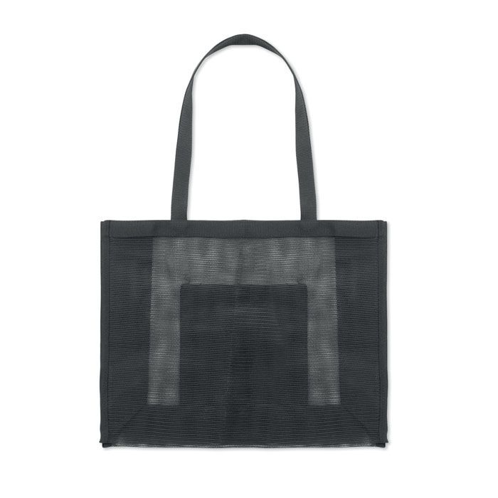 RPET-Mesh-Einkaufstasche LIMP - schwarz-975