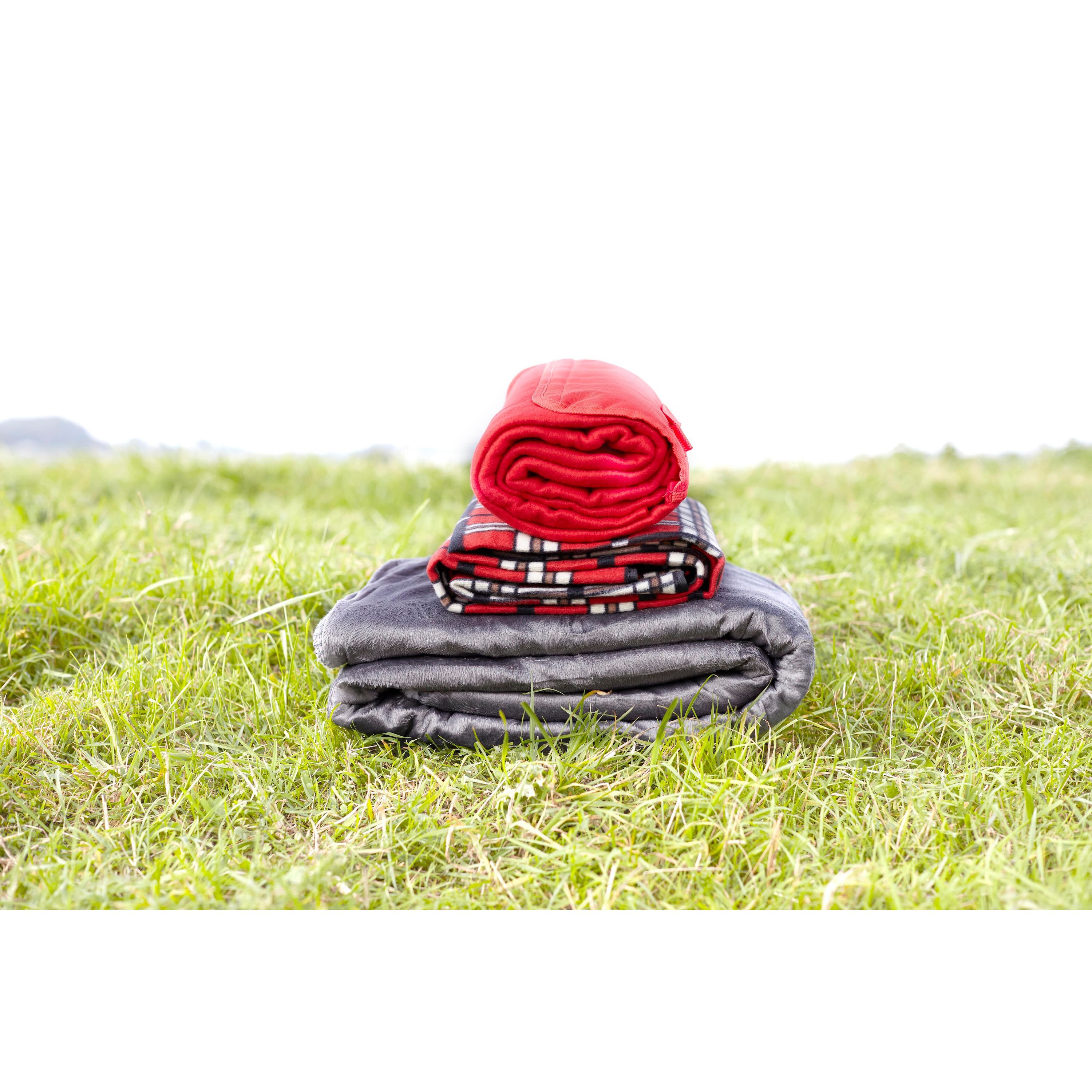 Kuscheldecke aus Polyester Margot - rot-557