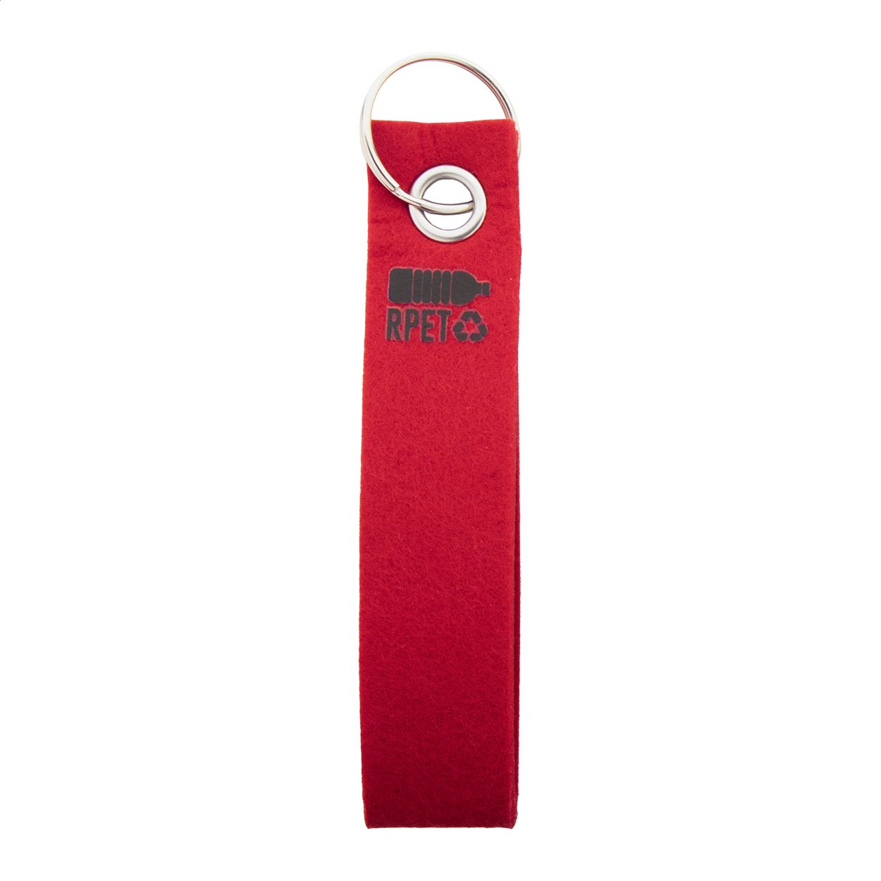 Refek RPET-Schlüsselanhänger - rot-741