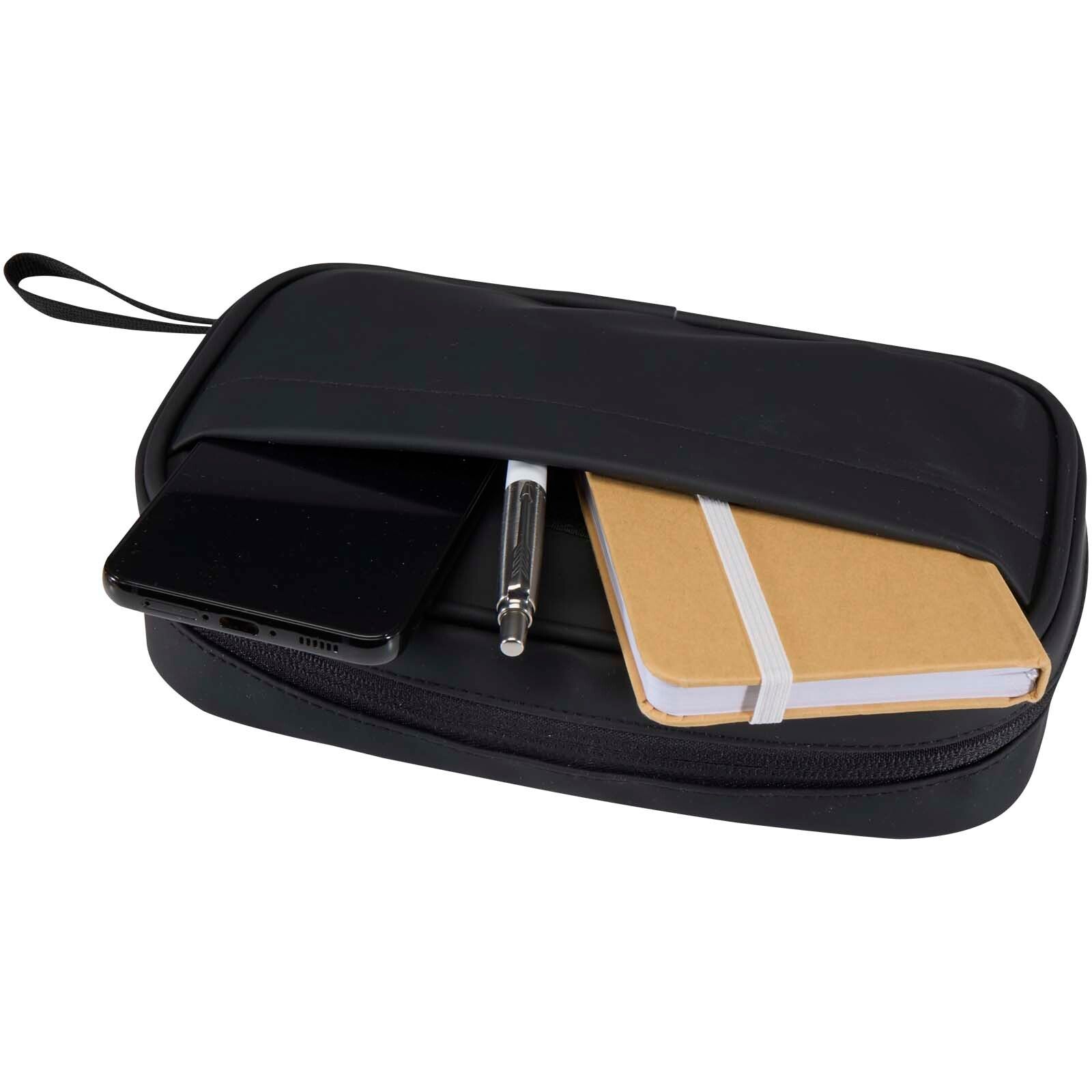 Resi Plus GRS recycelte Tech-Tasche 1L - schwarz-333