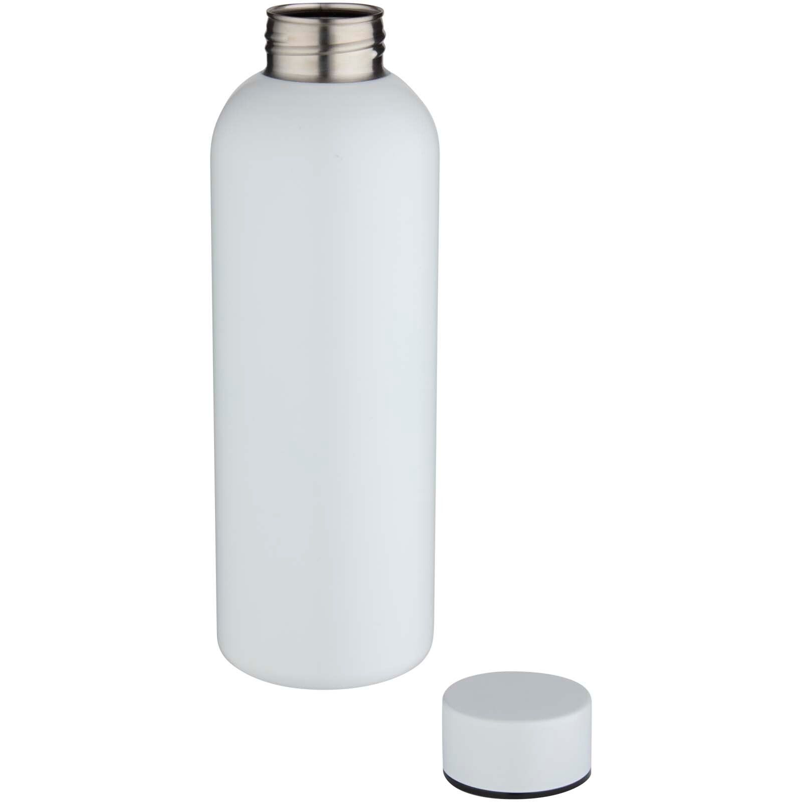 Spring 750 ml RCS-zertifizierte einwandige Trinkflasche aus recyceltem Edelstahl - weiss-193