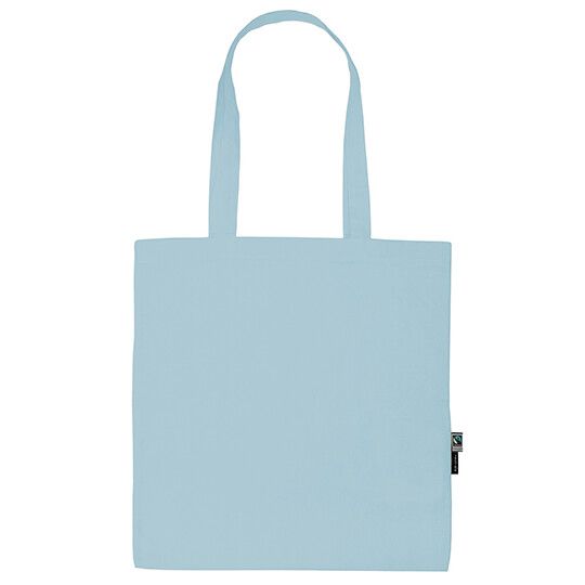 Shopping Bag With Long Handles - light blue-301