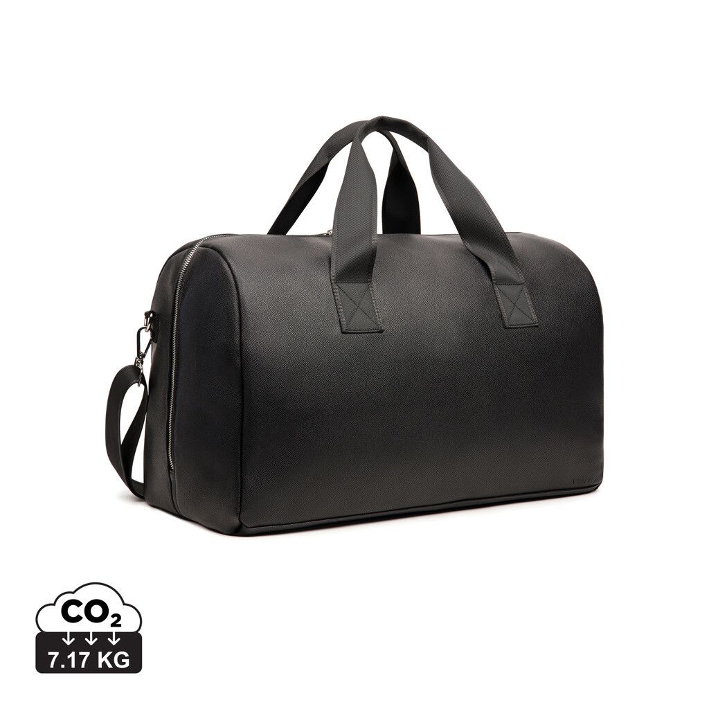 VINGA Bermond Wochenendtasche aus RCS recyceltem PU - schwarz-828