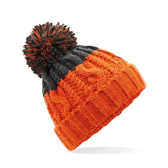 Apres Beanie - orange - graphite grey-41