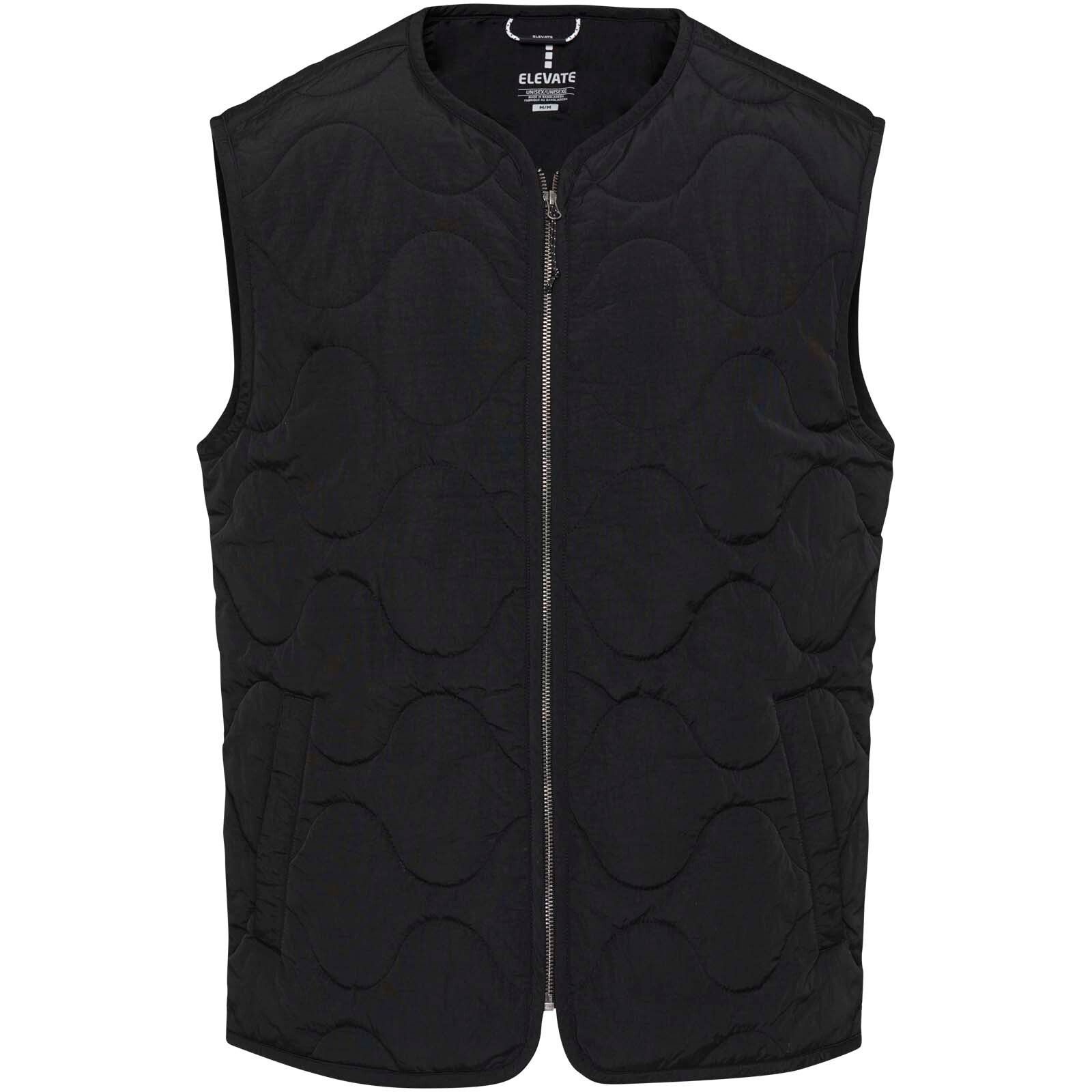 Quarz GRS-recycelte Thermoweste   - schwarz - XS-203