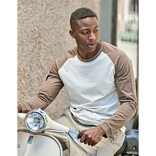 UNLABELED Baseball Tee - white - black-209