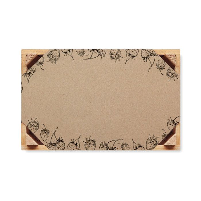 Saat-Set Erdbeere STRAWBERRY - holz-780