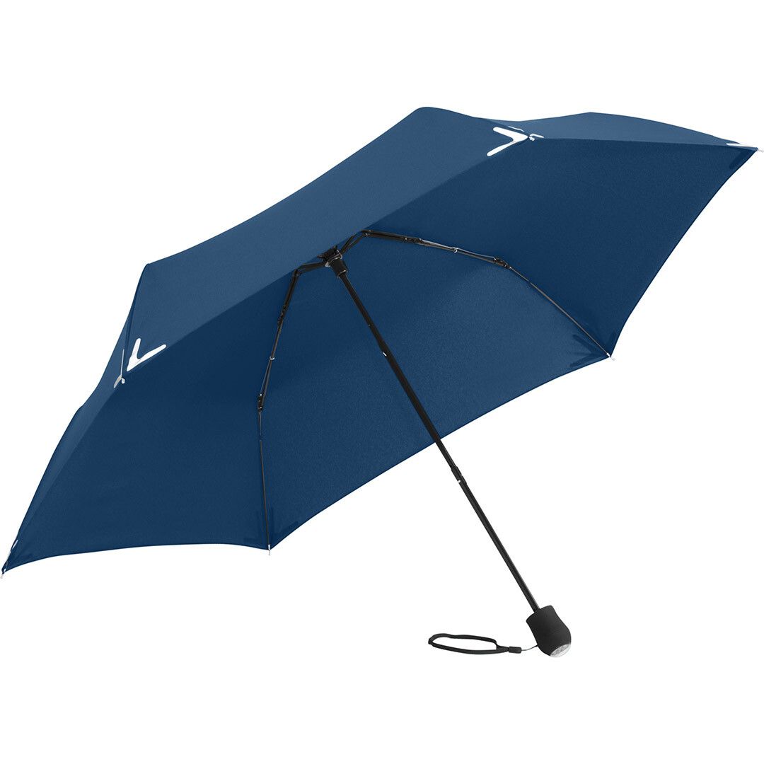 Taschenschirm Safebrella® LED-Lampe Ø98 cm - marine-598