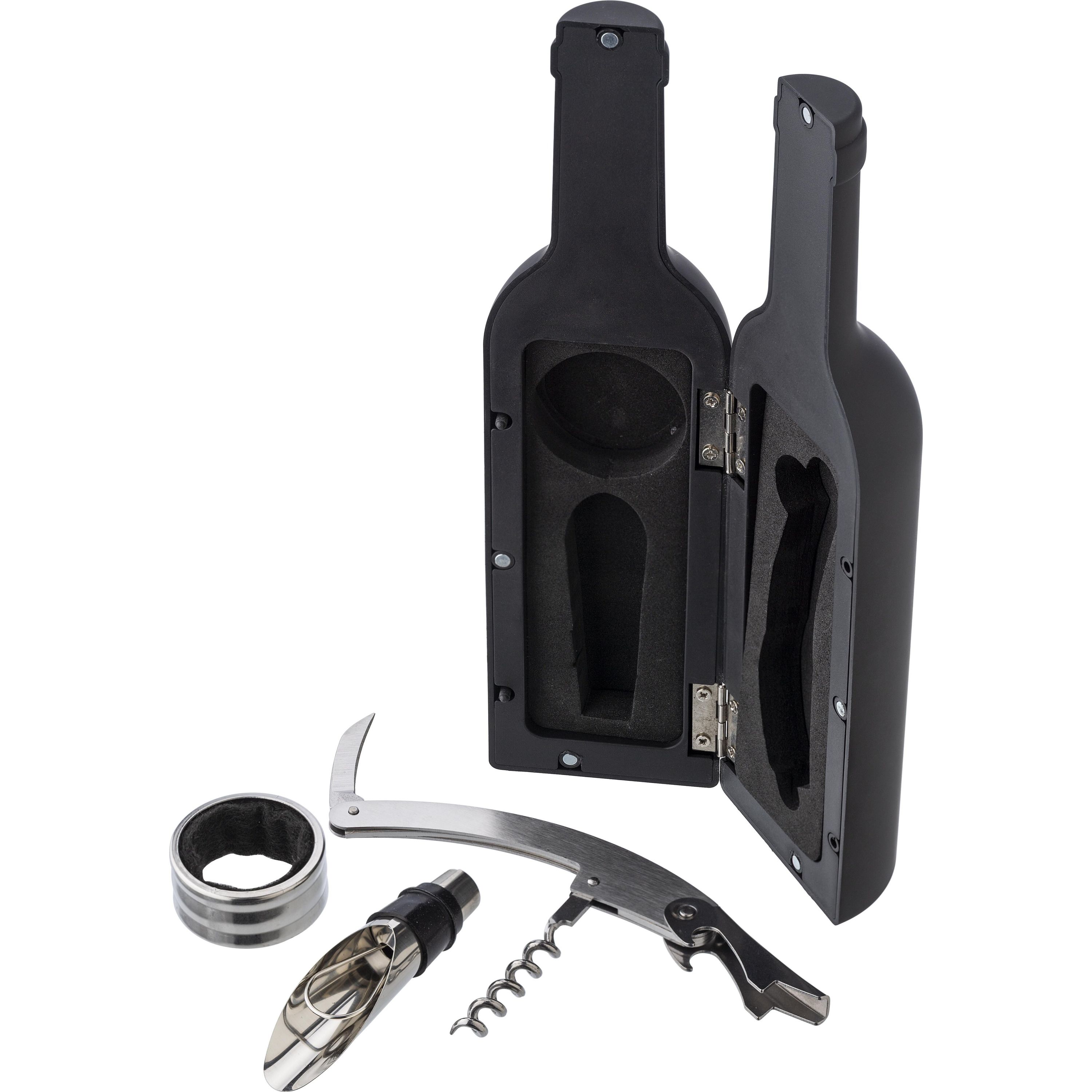 ABS-Wein-Set Kieran - schwarz-520