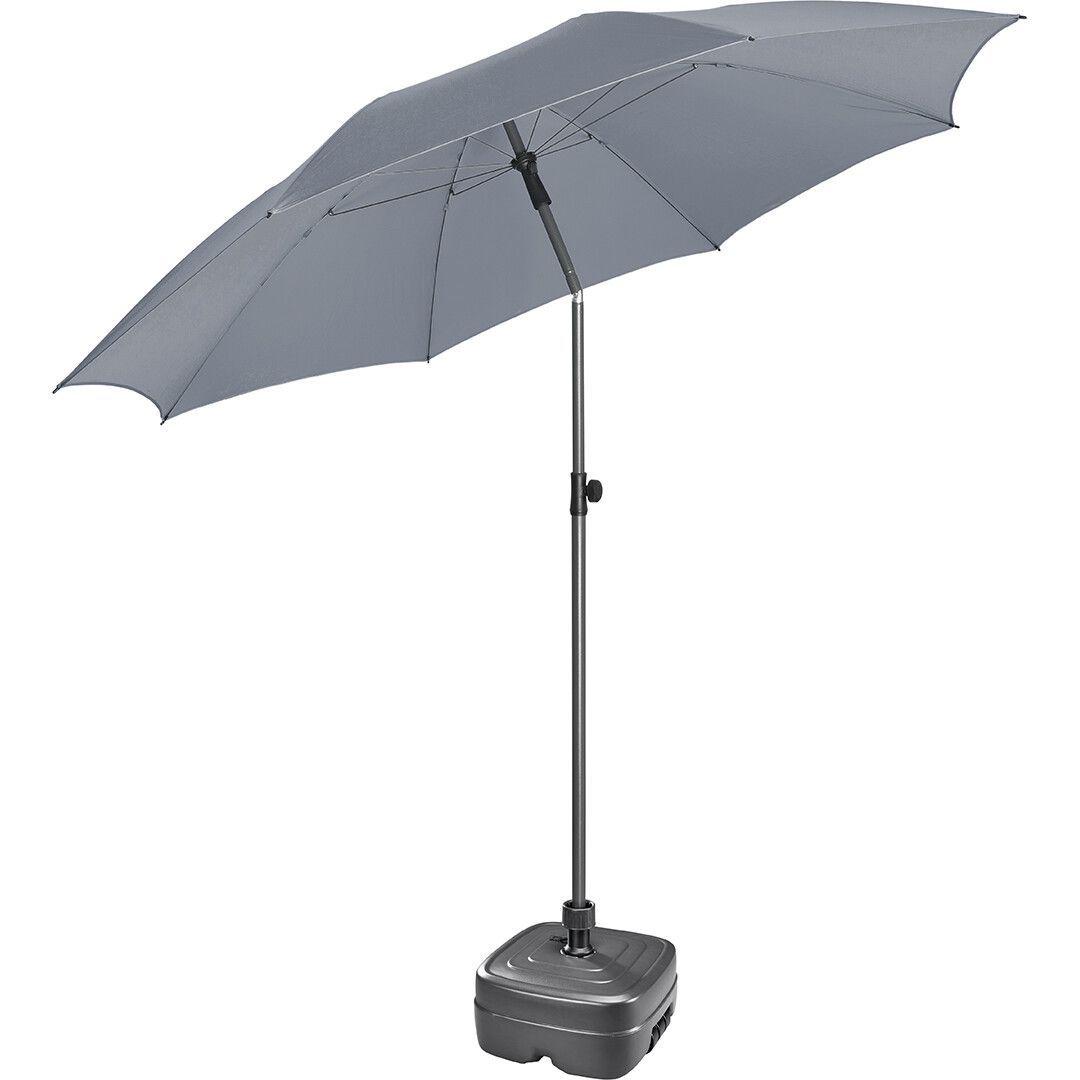 Sonnenschirm XL Ø235 cm - grau-217