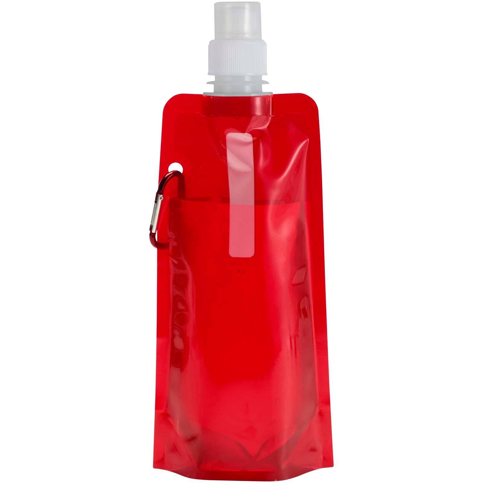 Sipzy 480 ml faltbare Wasserflasche - rot-793