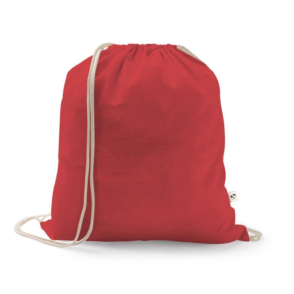 ISTANBUL Rucksack aus recycelter Baumwolle (70%) Polyester (30% rPET) - rot-849