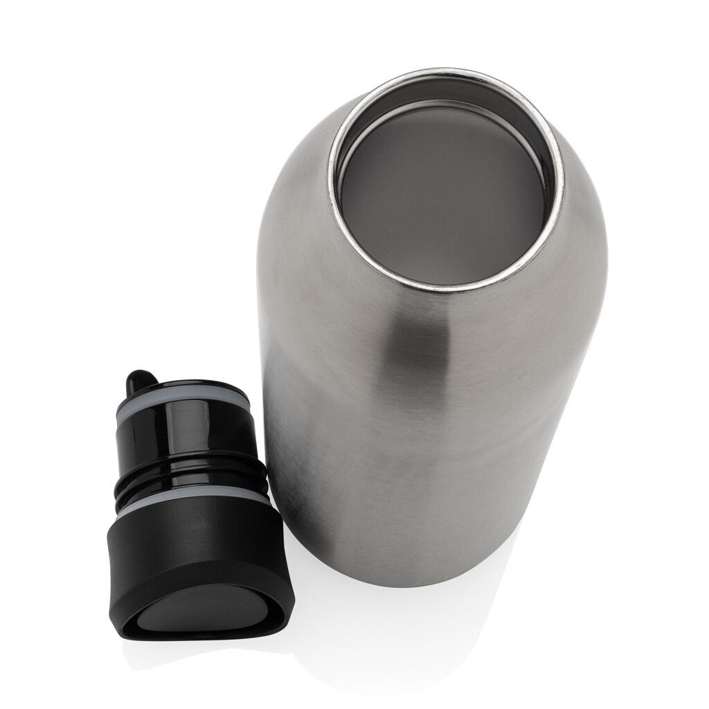Avira Alok 360 Klick-Wasserflasche aus RCS rec. Stahl, 600ml - silber-437