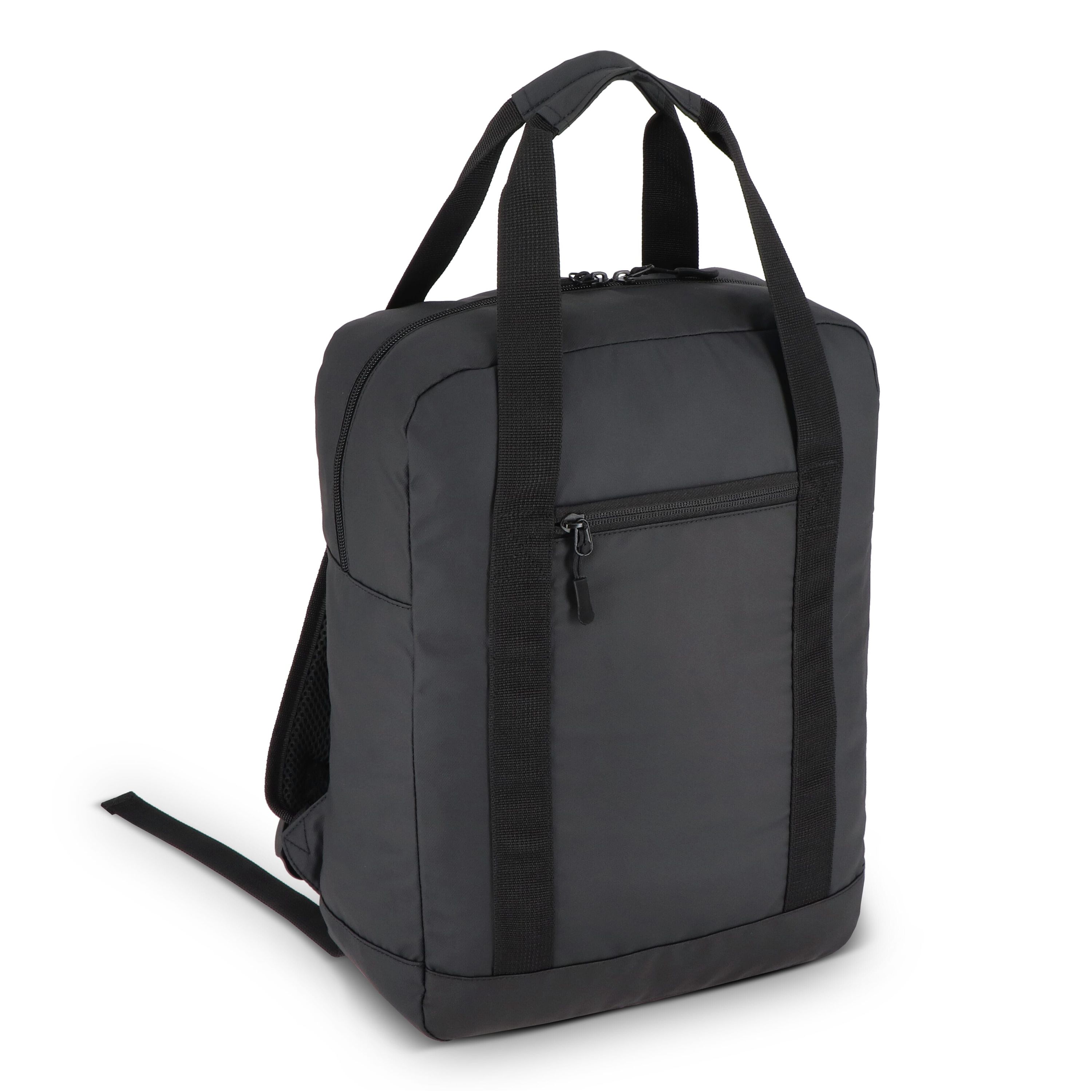 PU-beschichteter R-PET 600D Rucksack 12l - schwarz-77